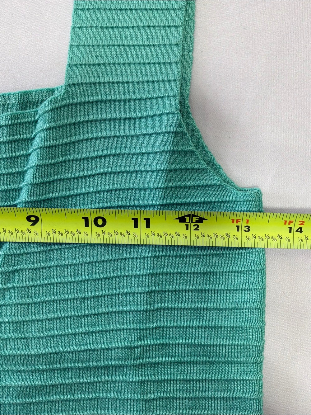 Imily Bela Ribbed Square-Neck Tank Top in Mint Green - Picture 7 of 8
